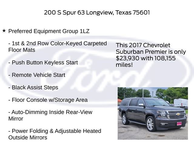 Used 2017 Chevrolet Suburban Premier RWD image 10