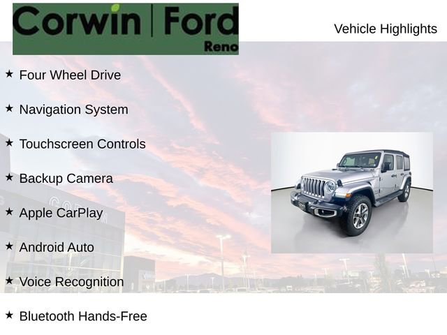 Used 2018 Jeep Wrangler Unlimited Sahara AWD/4WD image 8