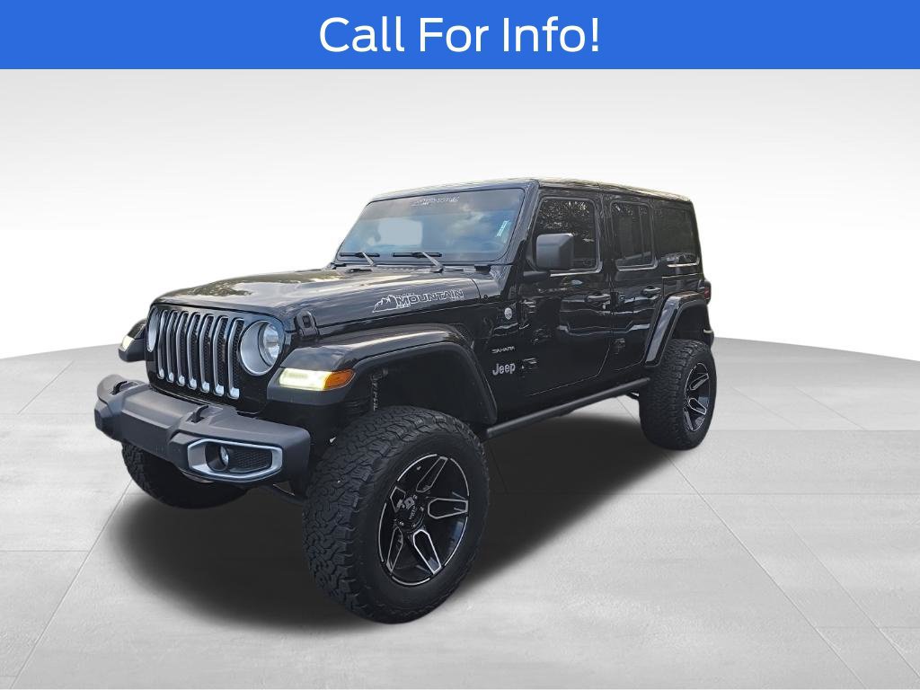 Used 2018 Jeep Wrangler Unlimited Sahara w/ Uconnect 4C Nav & Sound Group AWD/4WD image 3