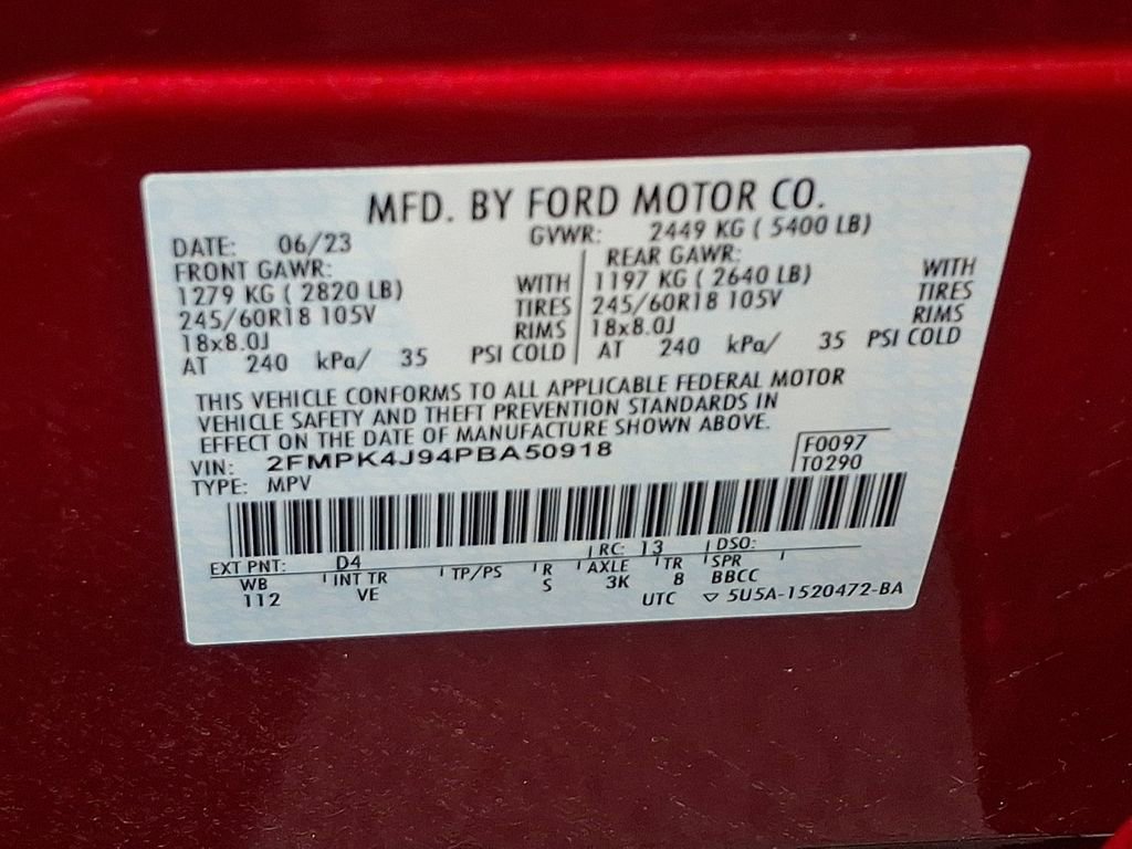 Certified 2023 Ford Edge SEL w/ Convenience Package AWD/4WD image 26