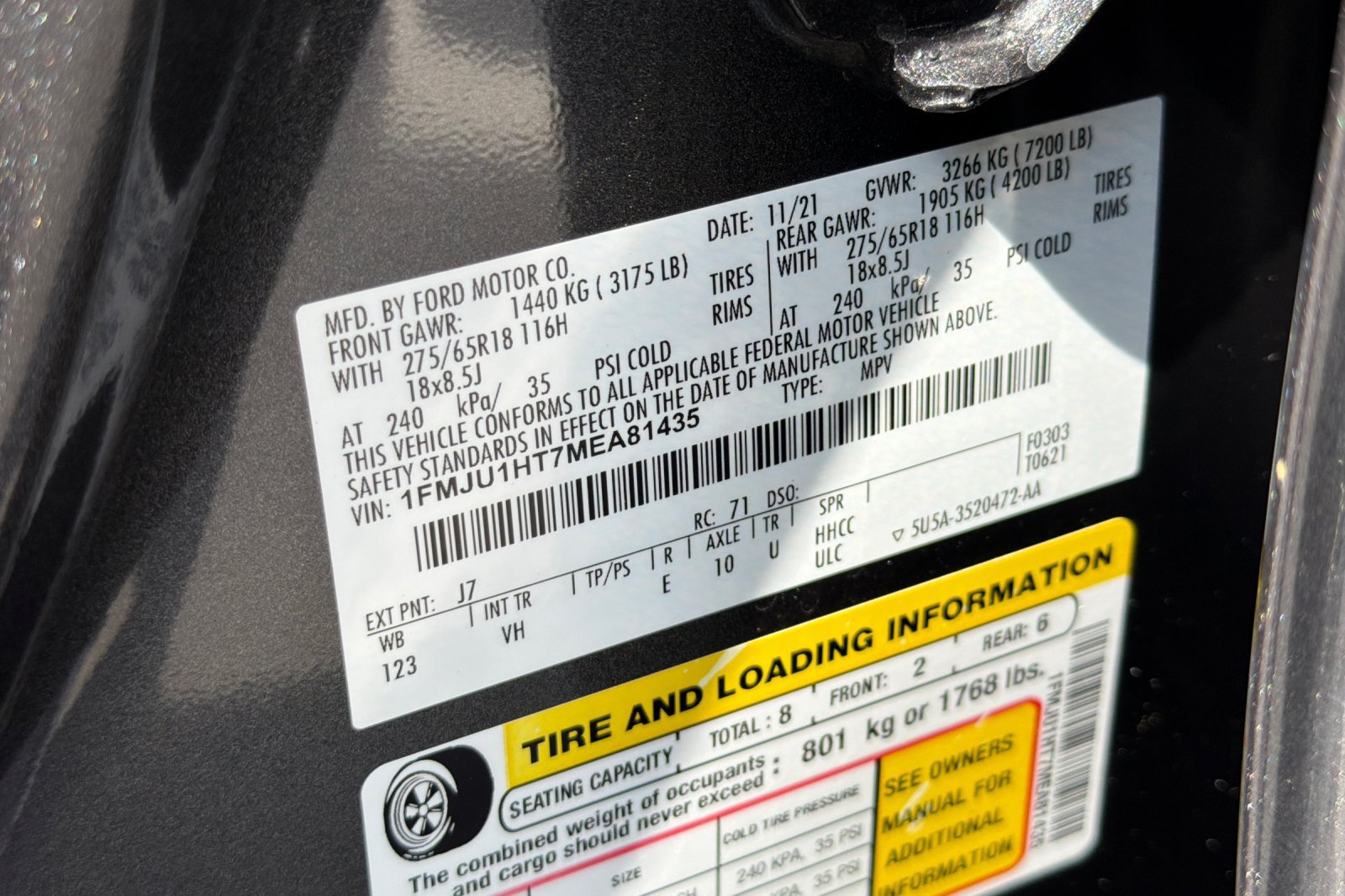 Certified 2021 Ford Expedition XLT RWD image 28