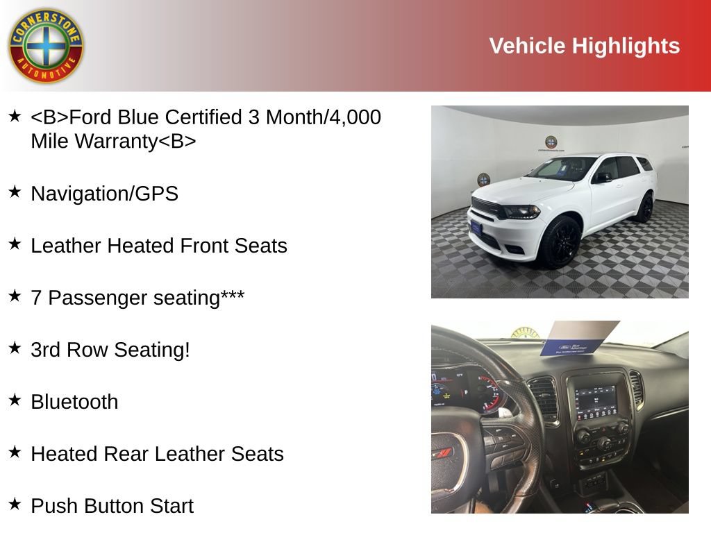 Used 2019 Dodge Durango GT AWD/4WD image 2