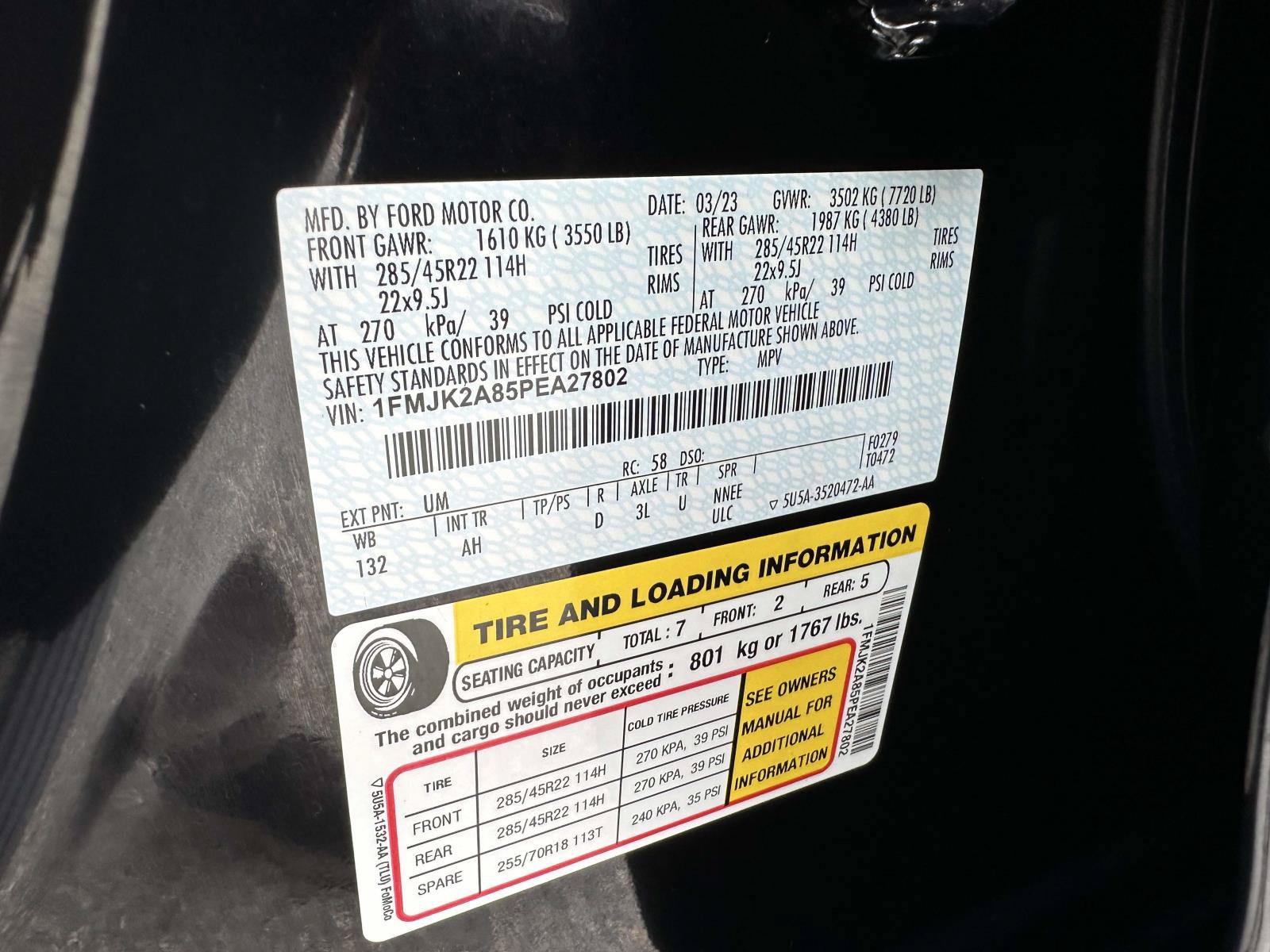 Certified 2023 Ford Expedition Max Limited AWD/4WD image 36
