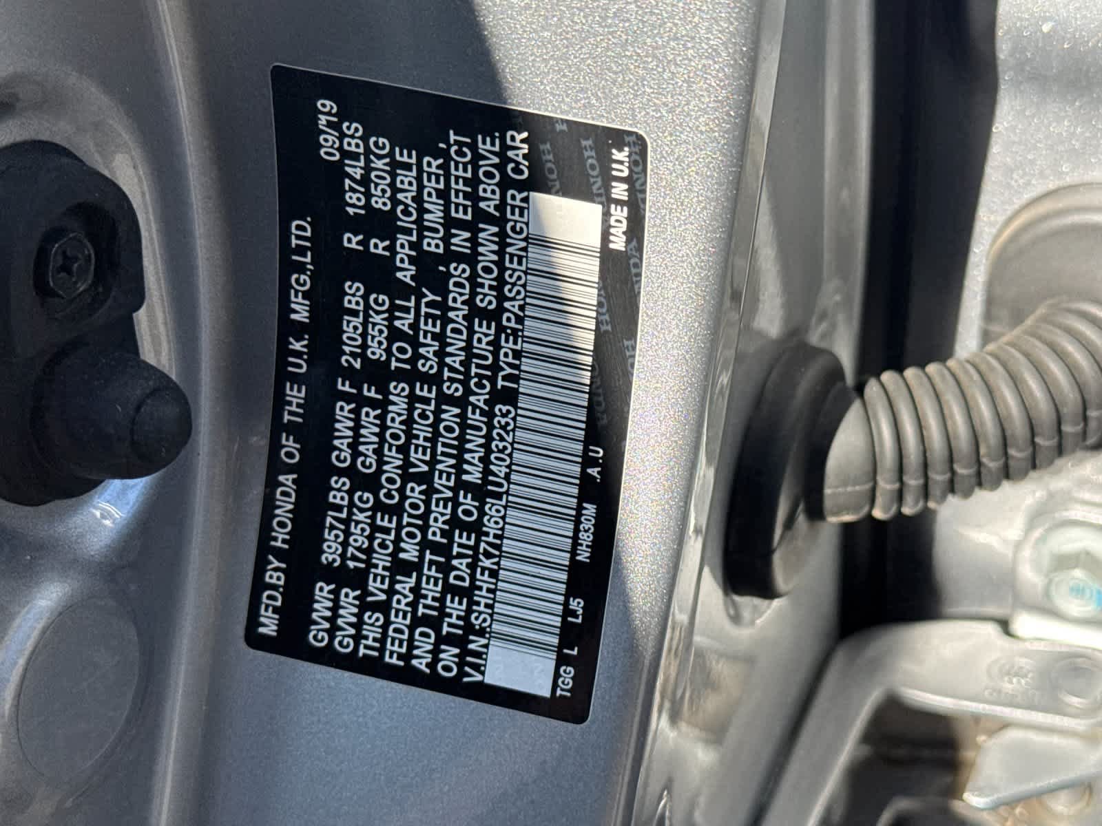 Used 2020 Honda Civic EX image 27
