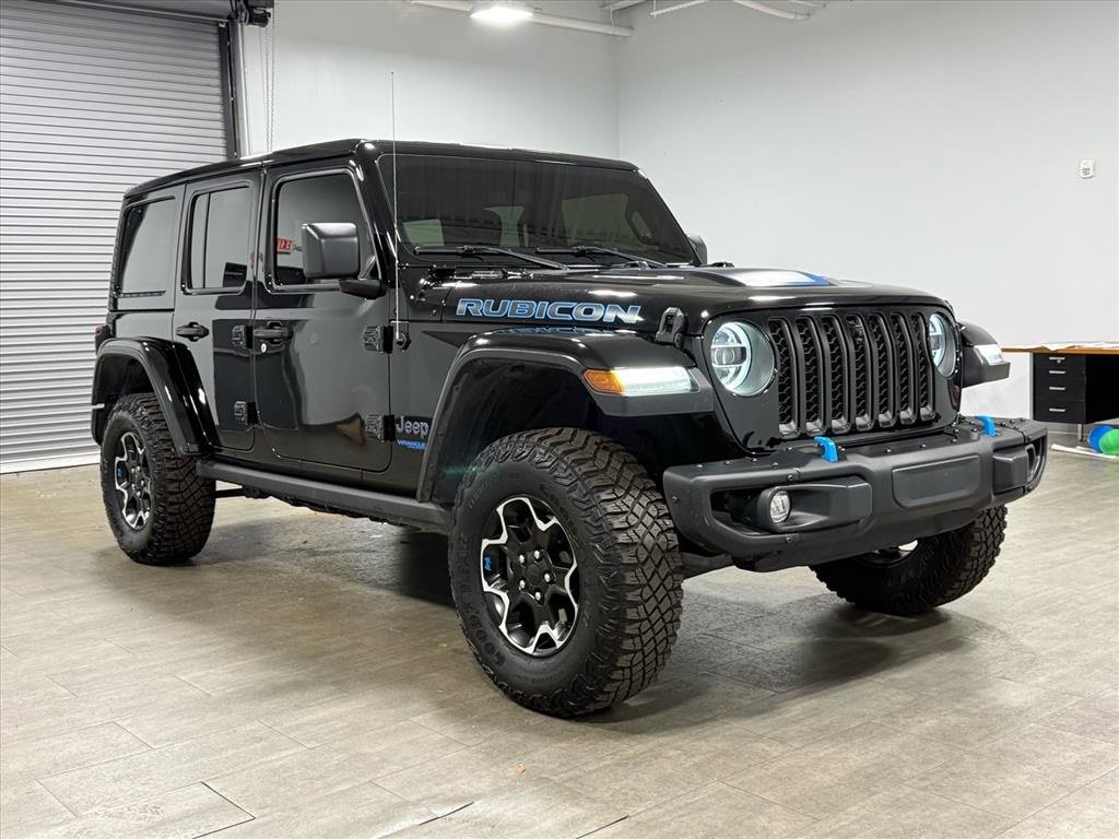 Used 2021 Jeep Wrangler Unlimited Rubicon 4xe w/ Steel Bumper Group image 2