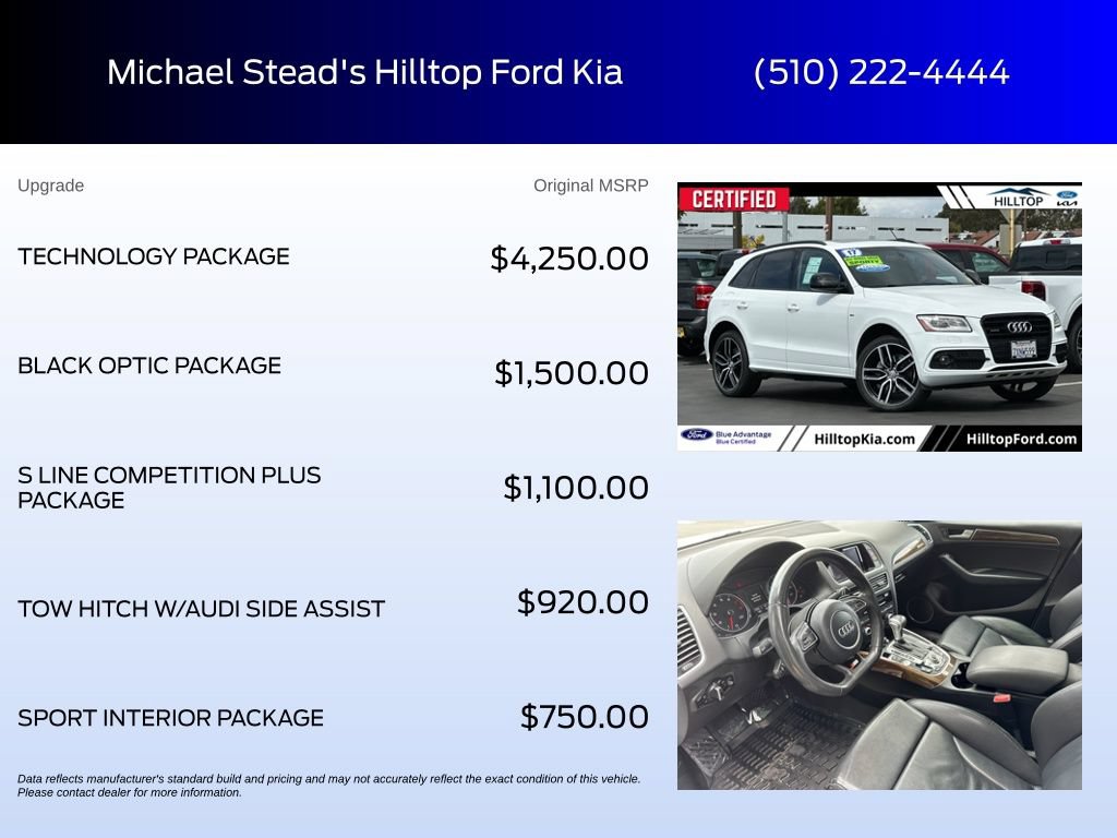 Used 2017 Audi Q5 3.0T Premium Plus w/ Technology Package AWD/4WD image 6