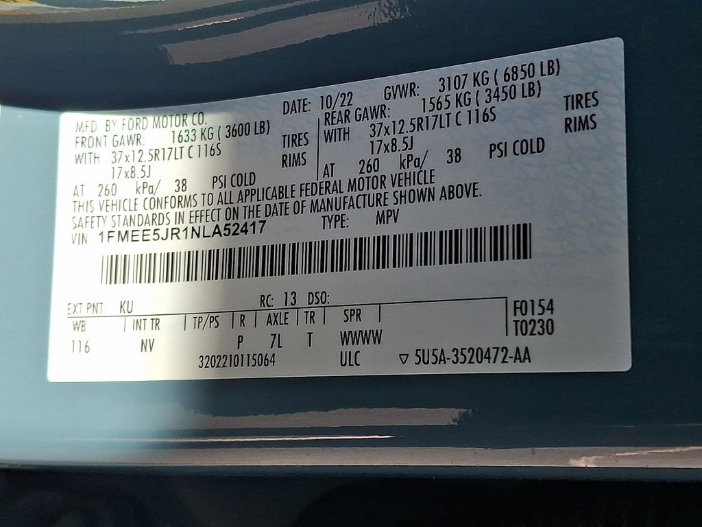 Certified 2022 Ford Bronco Raptor AWD/4WD image 29