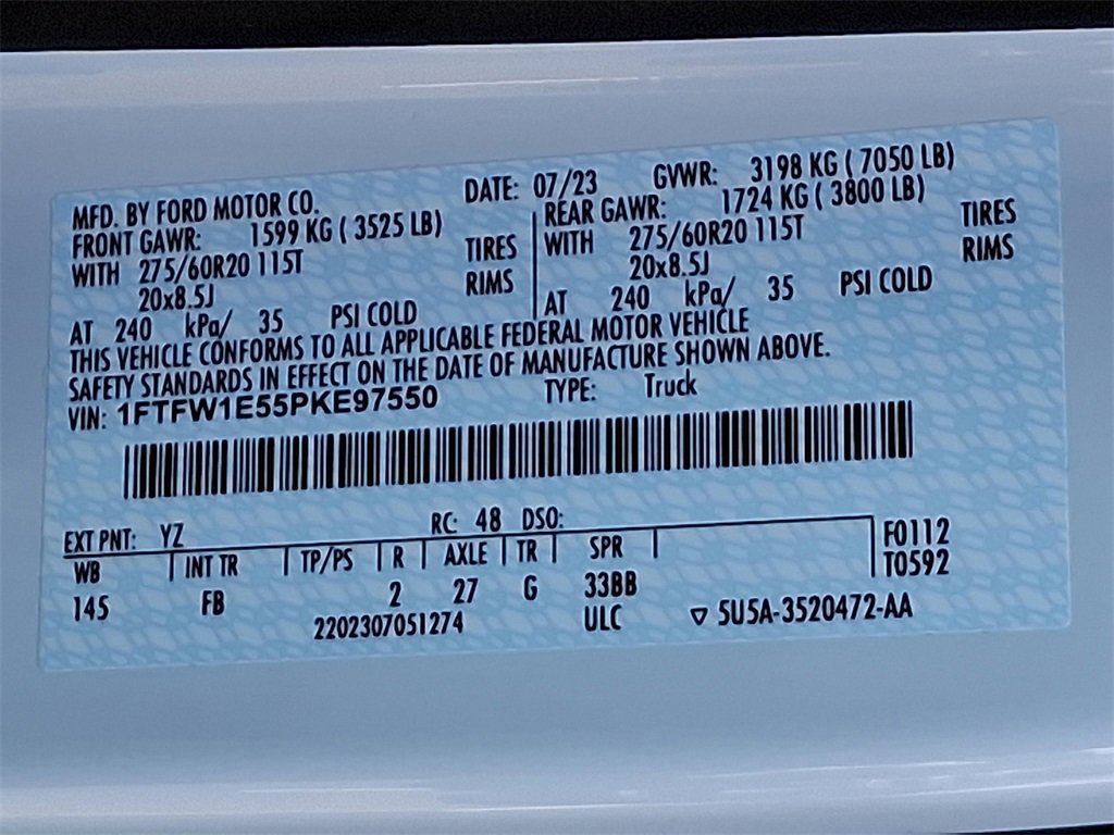 Certified 2023 Ford F150 XLT w/ Equipment Group 302A High image 29