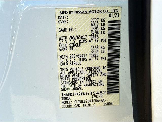 Used 2023 Nissan Frontier SV w/ Technology Package AWD/4WD image 23