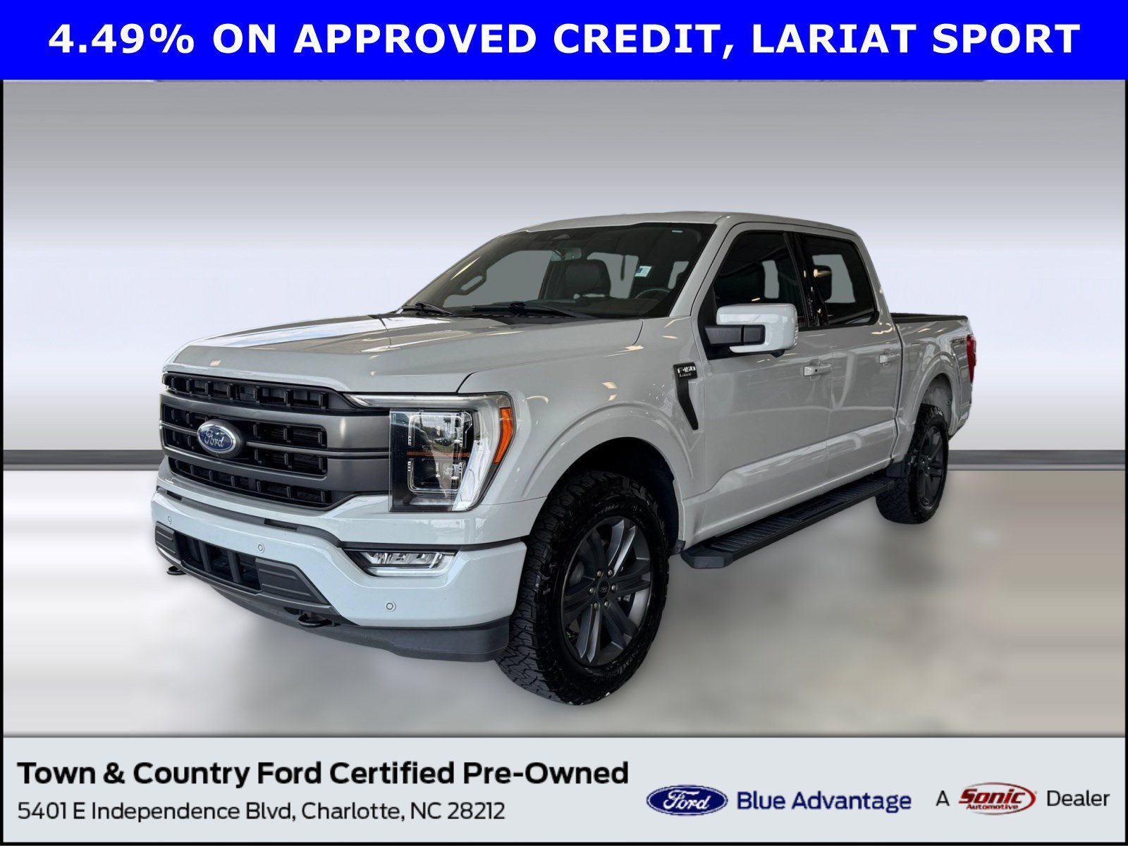 Certified 2023 Ford F150 Lariat w/ Equipment Group 502A High