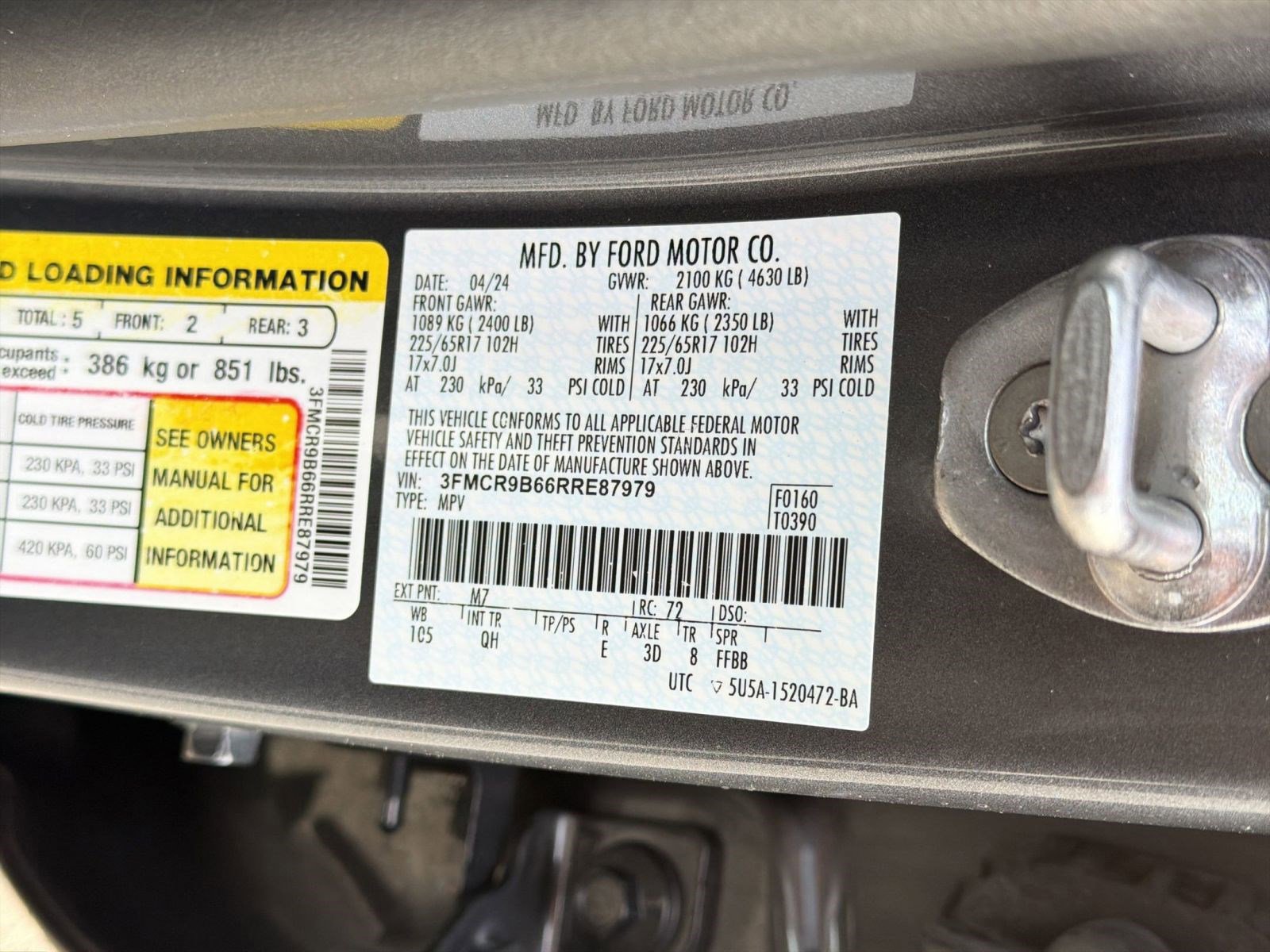 Certified 2024 Ford Bronco Sport Big Bend image 18