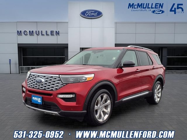 Certified 2020 Ford Explorer Platinum w/ Premium Technology Package AWD/4WD image 1