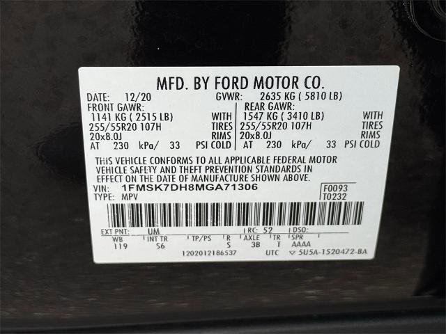 Certified 2021 Ford Explorer XLT w/ Equipment Group 202A image 12
