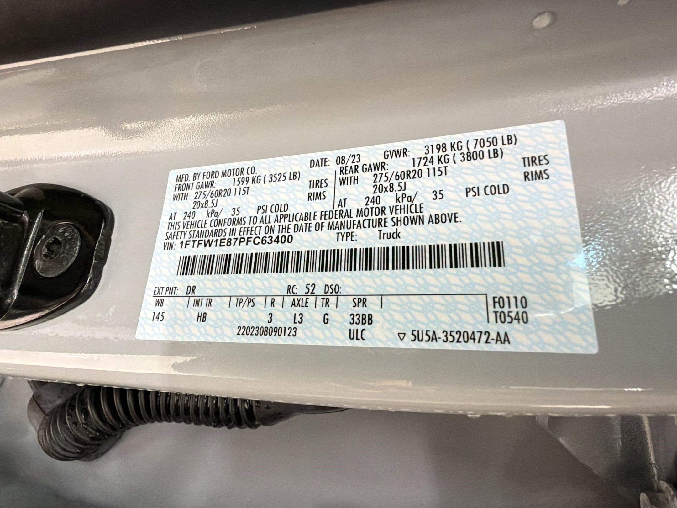 Certified 2023 Ford F150 Lariat AWD/4WD image 20