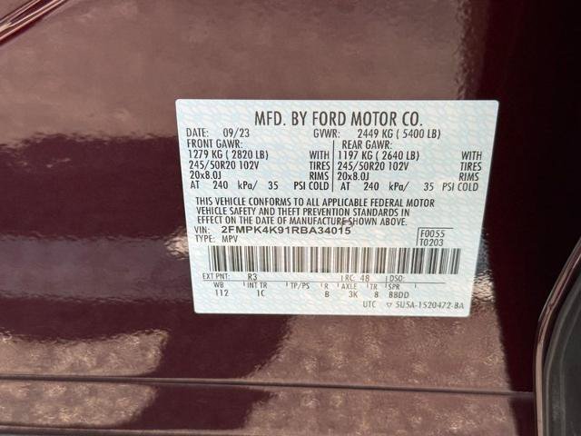 Certified 2024 Ford Edge Titanium w/ Equipment Group 301A AWD/4WD image 22