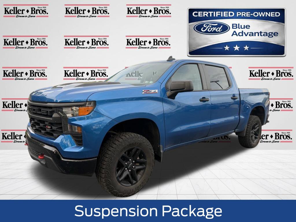 Used 2024 Chevrolet Silverado 1500 Custom Trail Boss w/ LPO, Dark Essentials Package AWD/4WD image 3