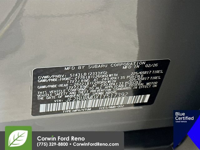 Used 2026 Subaru Outback Wilderness AWD/4WD image 35