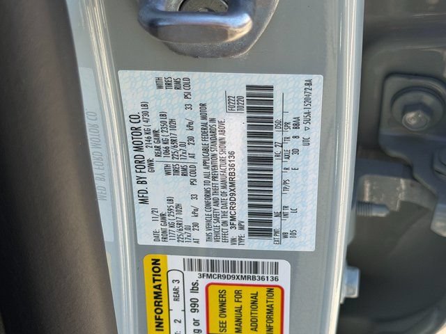 Certified 2021 Ford Bronco Sport Badlands AWD/4WD image 34