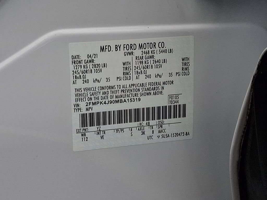 Certified 2021 Ford Edge SEL w/ Convenience Package image 26