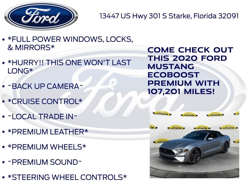 Certified 2020 Ford Mustang Premium RWD image 12