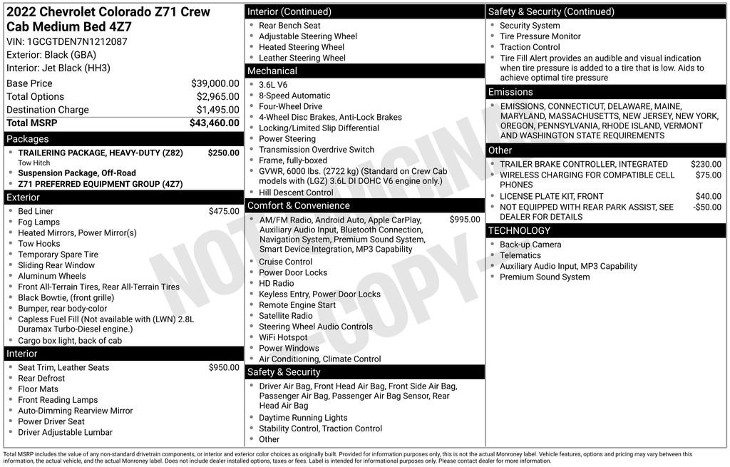 Used 2022 Chevrolet Colorado Z71 image 14