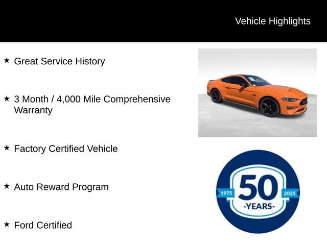 Certified 2021 Ford Mustang GT Premium w/ Equipment Group 401A RWD image 7