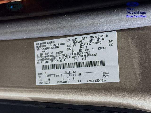 Certified 2020 Ford Transit 250 Low Roof image 28