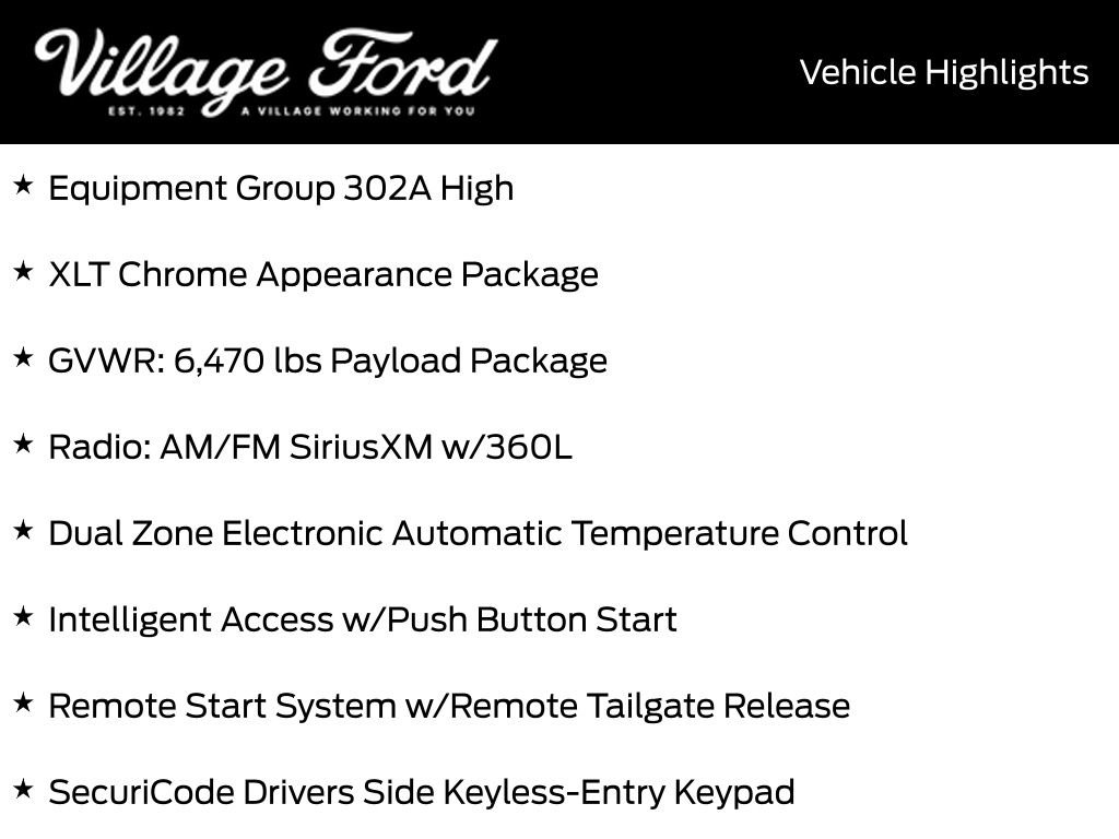 Certified 2022 Ford F150 XLT w/ Equipment Group 302A High AWD/4WD image 7