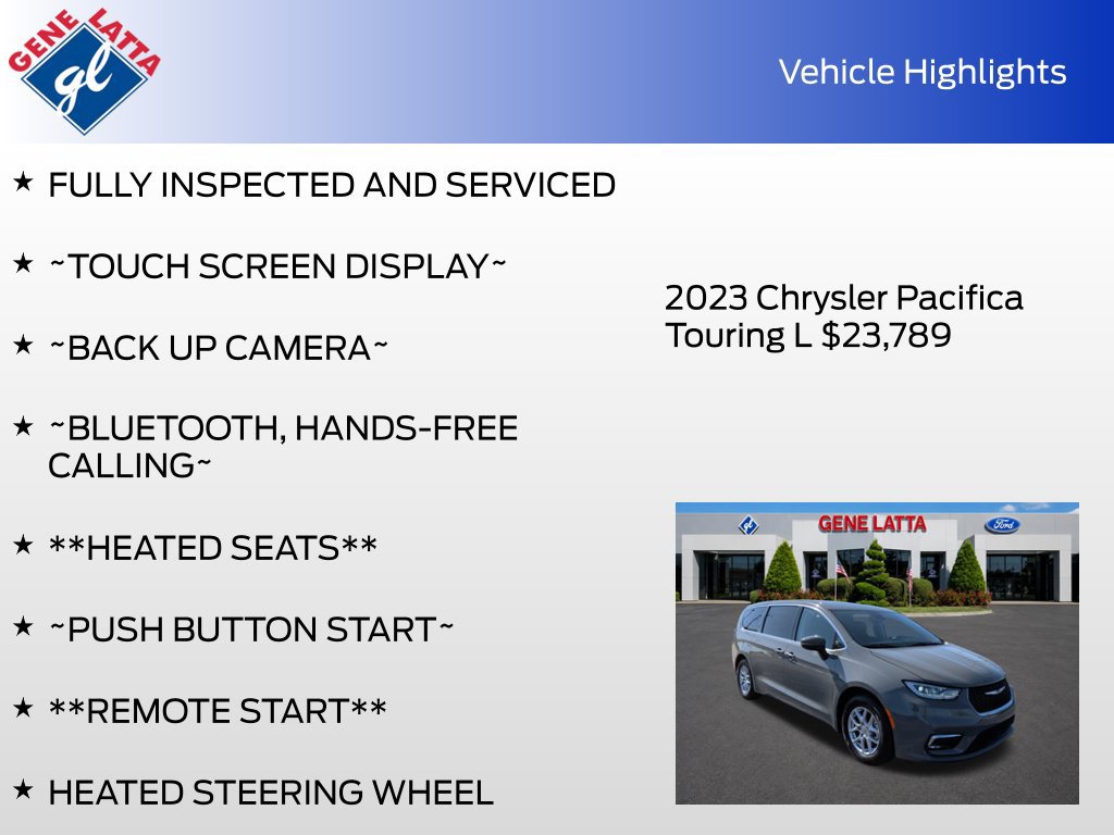 Used 2023 Chrysler Pacifica Touring-L FWD image 32
