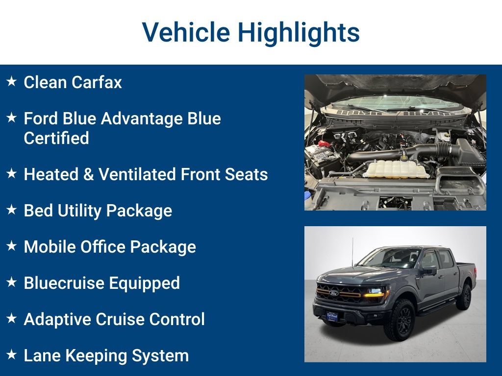 Certified 2025 Ford F150 Tremor w/ Equipment Group 402A High AWD/4WD image 3