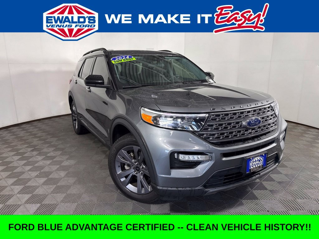 Certified 2024 Ford Explorer XLT w/ Equipment Group 202A