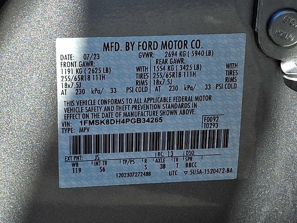 Certified 2023 Ford Explorer XLT w/ Equipment Group 202A AWD/4WD image 28