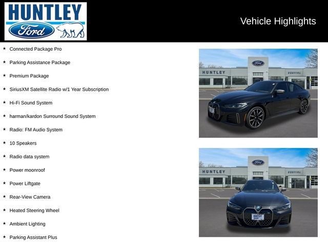 Used 2023 BMW i4 M50 w/ Premium Package AWD/4WD image 2