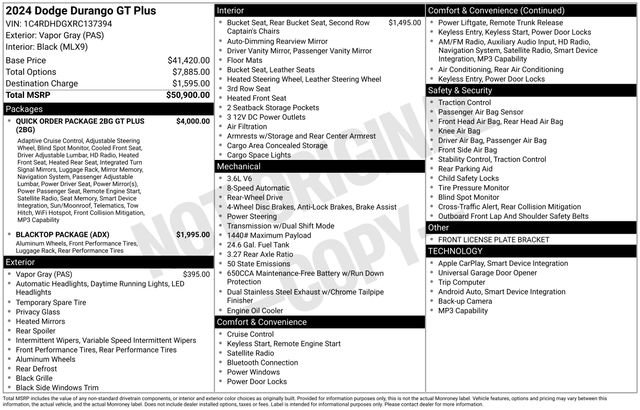 Used 2024 Dodge Durango GT image 33