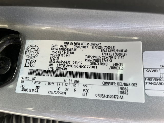 Certified 2017 Ford F150 XLT AWD/4WD image 30