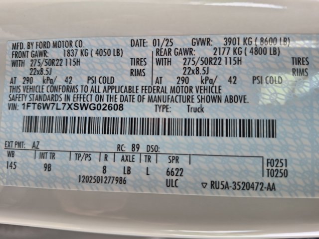 Certified 2025 Ford F150 Lightning Platinum AWD/4WD image 37