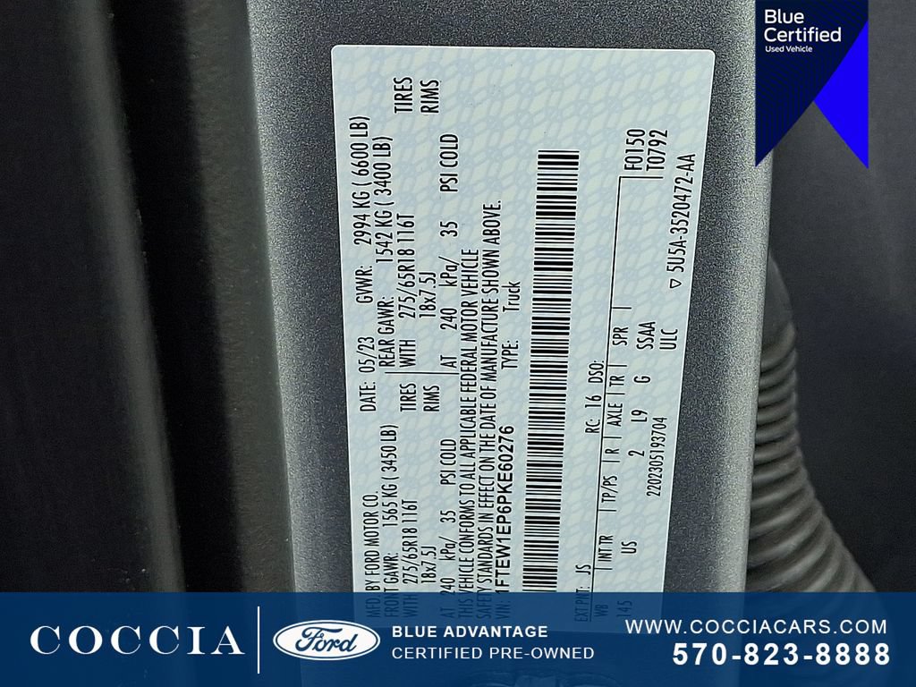 Certified 2023 Ford F150 XLT w/ Equipment Group 302A High AWD/4WD image 26