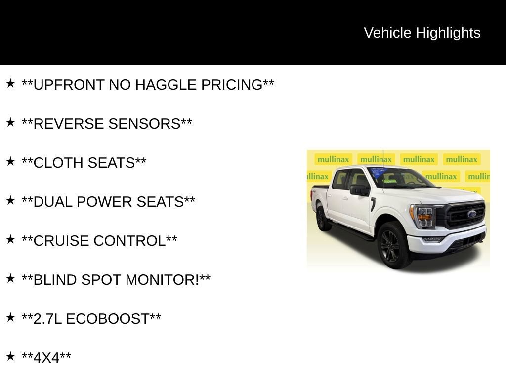 Certified 2023 Ford F150 XLT w/ Equipment Group 302A High image 16