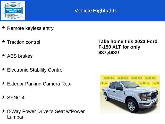 Certified 2023 Ford F150 XLT image 10