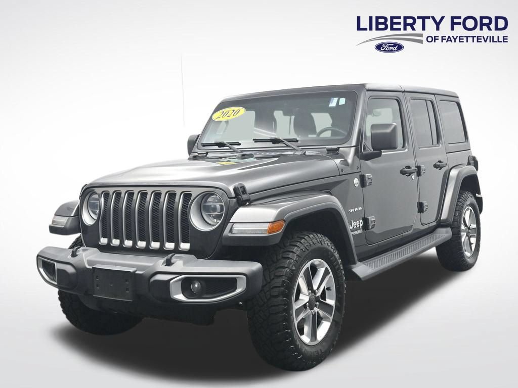 Used 2020 Jeep Wrangler Unlimited Sahara w/ Dual Top Group AWD/4WD image 1