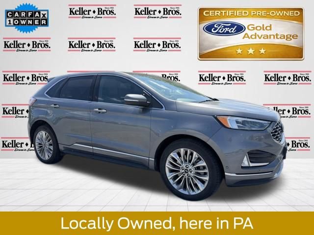 Certified 2021 Ford Edge Titanium w/ Equipment Group 301A AWD/4WD image 1