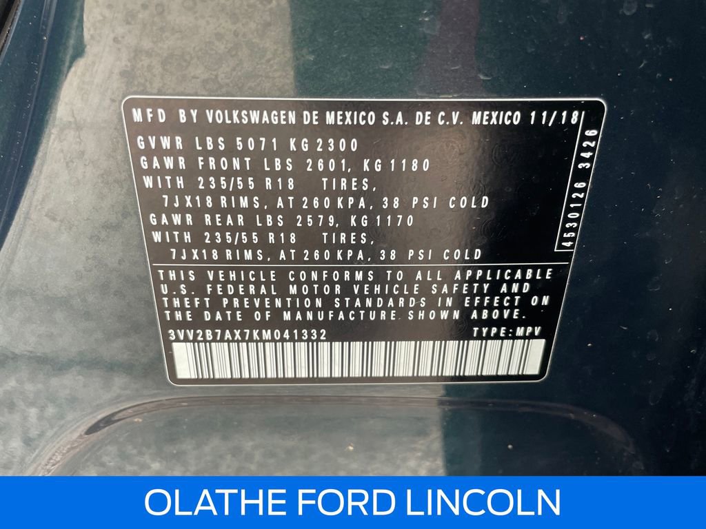 Used 2019 Volkswagen Tiguan SEL image 13