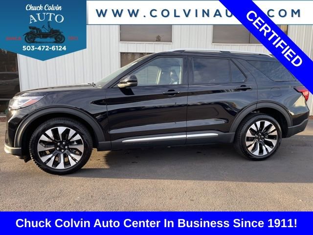 Certified 2025 Ford Explorer Platinum w/ LUX Leather Package image 1