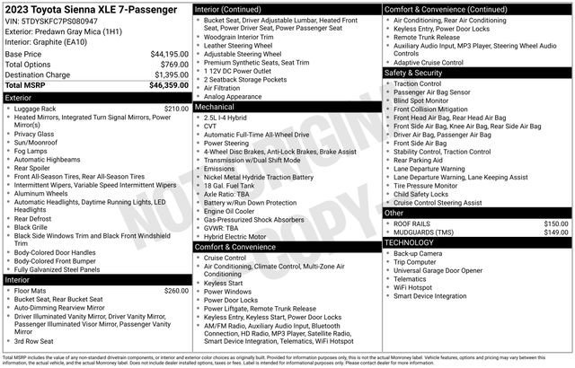 Used 2023 Toyota Sienna XLE image 31