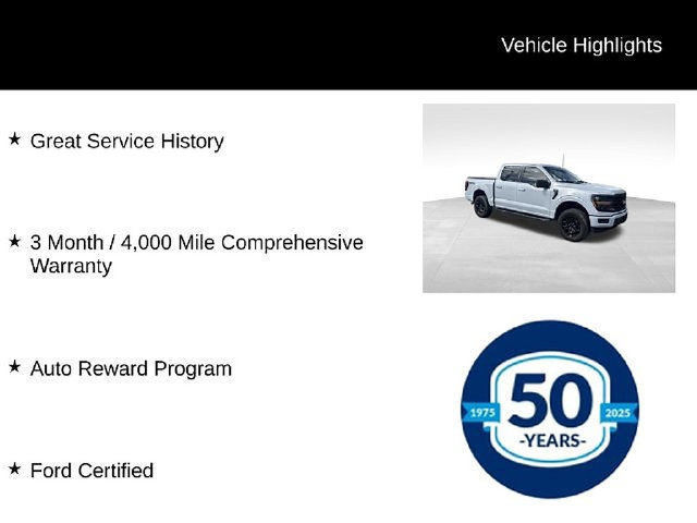 Certified 2025 Ford F150 XLT w/ Equipment Group 302A MID AWD/4WD image 9