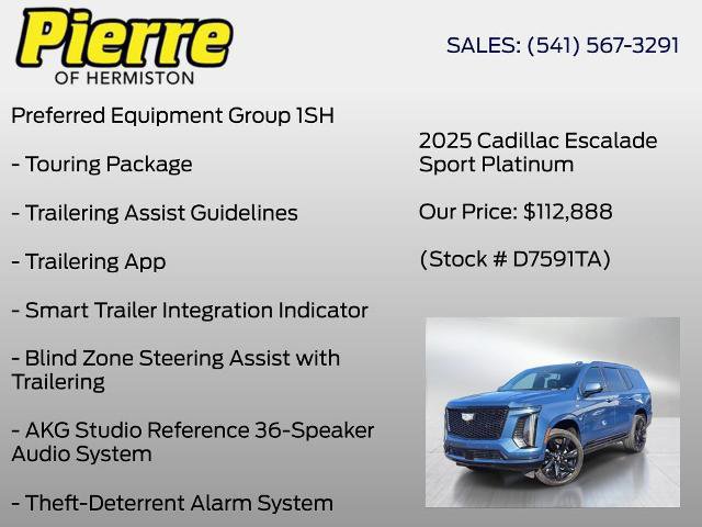 Used 2025 Cadillac Escalade Sport Platinum image 18