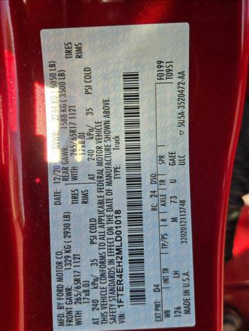 Certified 2021 Ford Ranger XLT w/ Equipment Group 301A Mid image 23