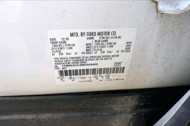 Certified 2021 Ford Explorer Platinum w/ Equipment Group 601A AWD/4WD image 35