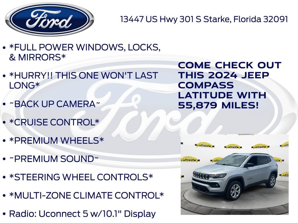 Used 2024 Jeep Compass Latitude AWD/4WD image 12
