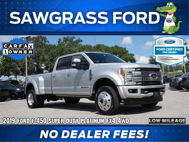 Certified 2019 Ford F450 Platinum w/ Platinum Ultimate Package AWD/4WD image 1